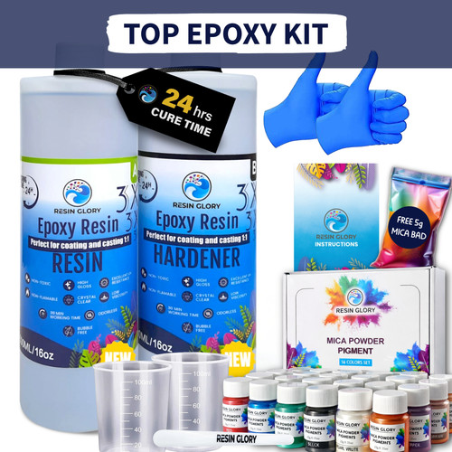 32oz epoxy resin kit - 1l/32oz, +