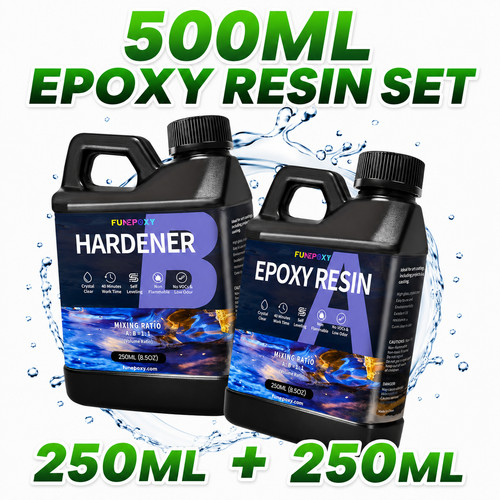 500ml epoxy resin - epoxy, crystal