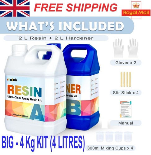 4kg epoxy resin starter kit - epoxy,