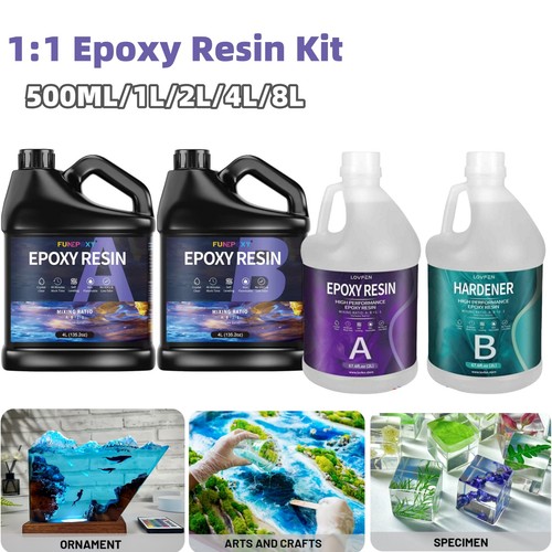 Epoxy resin crystal clear - 1:1,