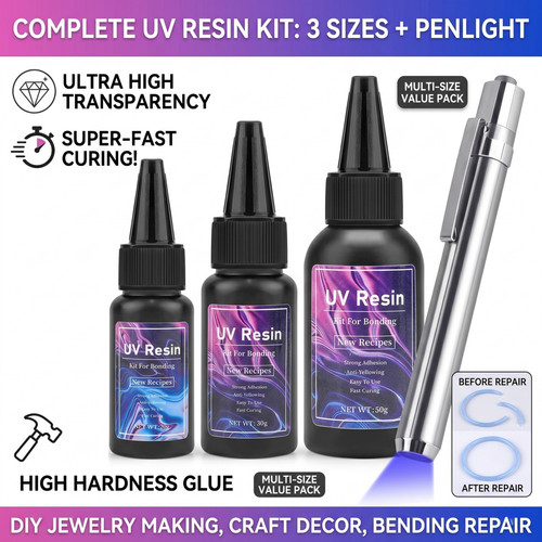 Clear epoxy resin - resin, glue