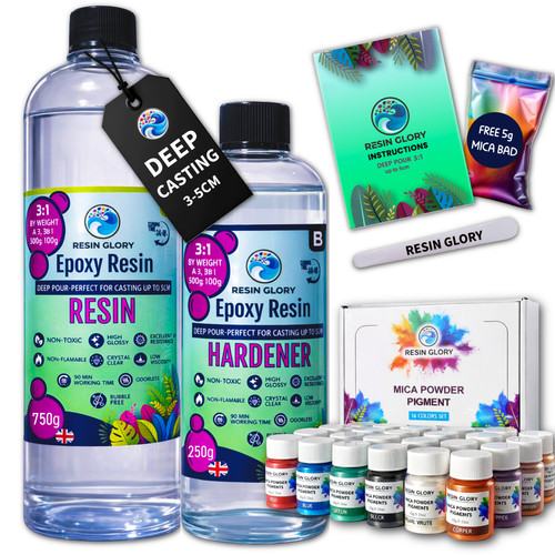 Sale epoxy resin kit 32oz - resin, 1l/32oz